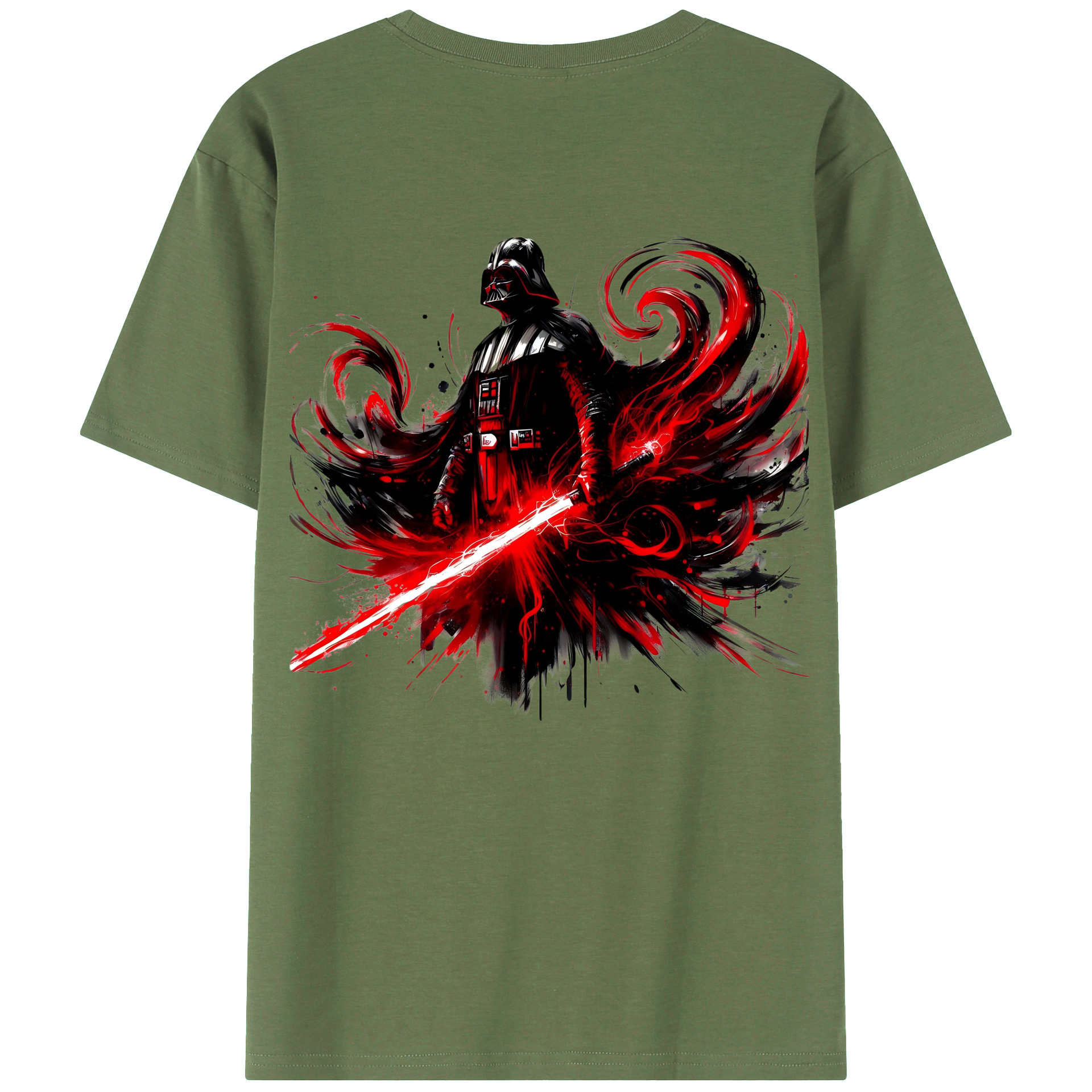 （画像用） スター・ウォーズ Star Wars 綿100％ メンズ半袖Tシャツ（バックプリント） 通気性